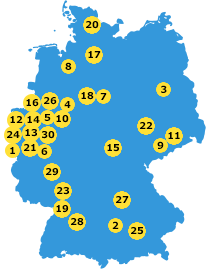 Immobilienmakler Deutschlandkarte