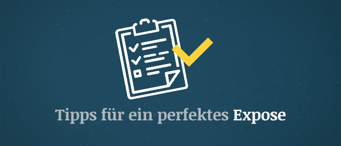 Exposé Tipps