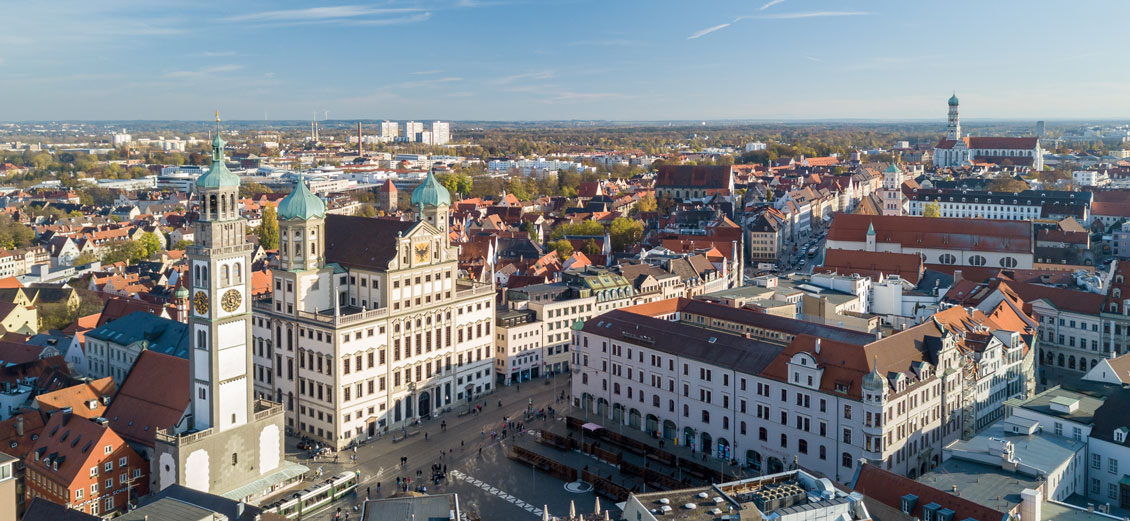 Blick über Augsburg Blick über Augsburg