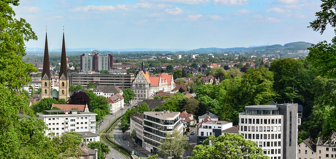 Blick über Bielefeld Blick über Bielefeld