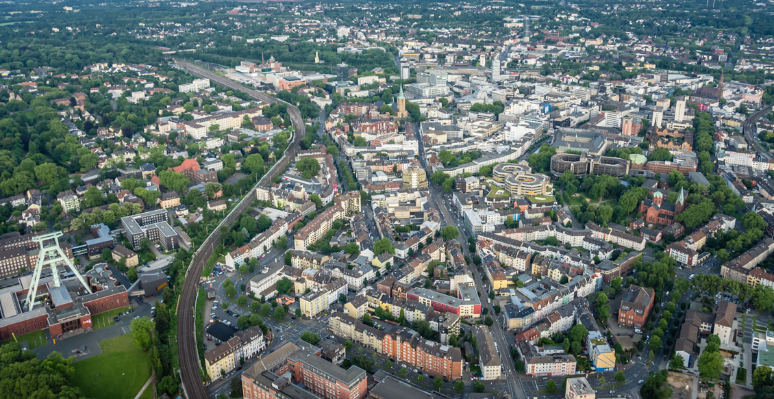 Blick über die Bochumer Innensatdt