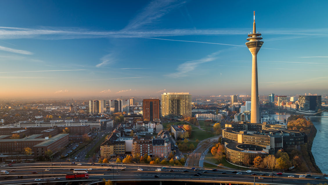 Blick über Düsseldorf Blick über Düsseldorf