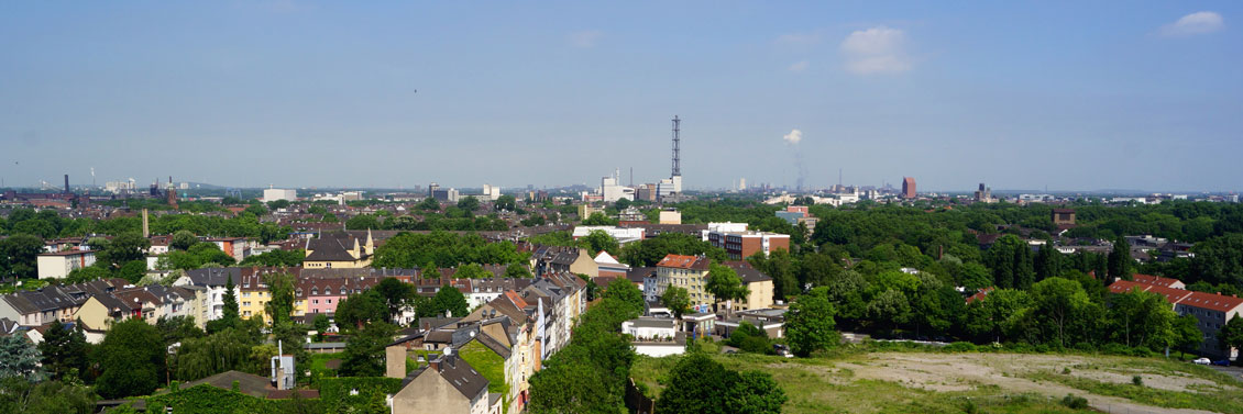 Blick über Duisburg