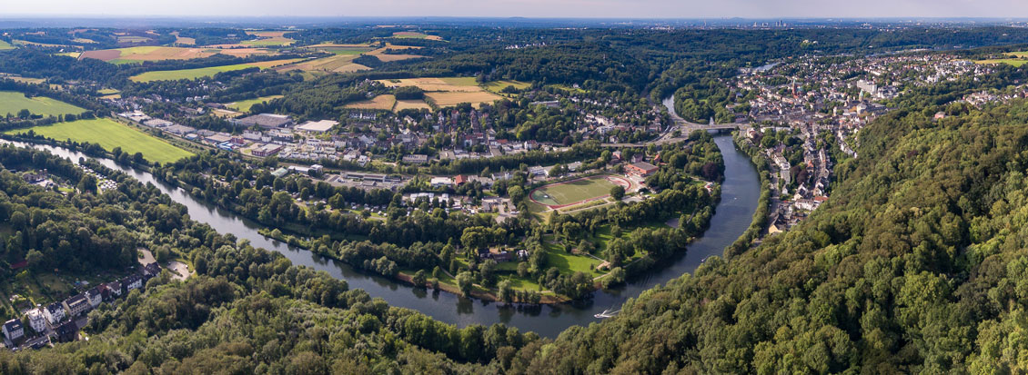 Blick über Essen Werden