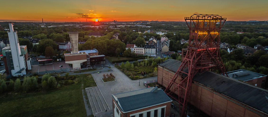 Blick über die Zeche Consol in Gelsenkirchen Blick über die Zeche Consol in Gelsenkirchen